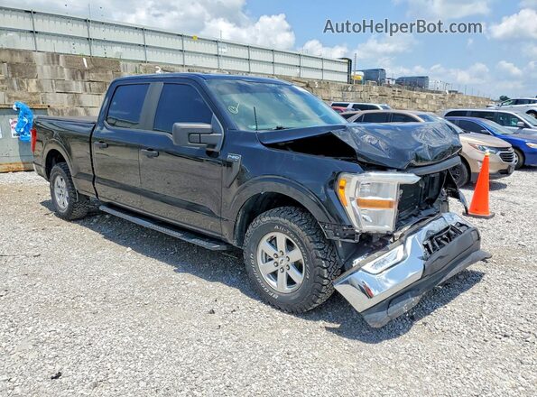 1FTEW1CP4MFA99041 2021 FORD F150 Черный Вид спереди