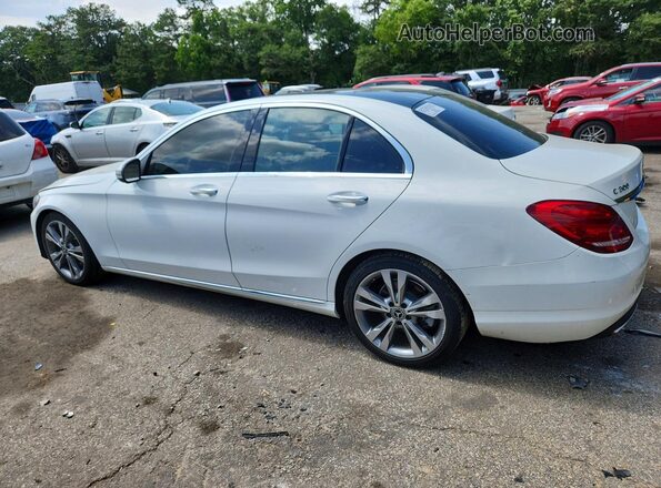 55SWF4JB8HU226539 2017 MERCEDES-BENZ C White Rear right