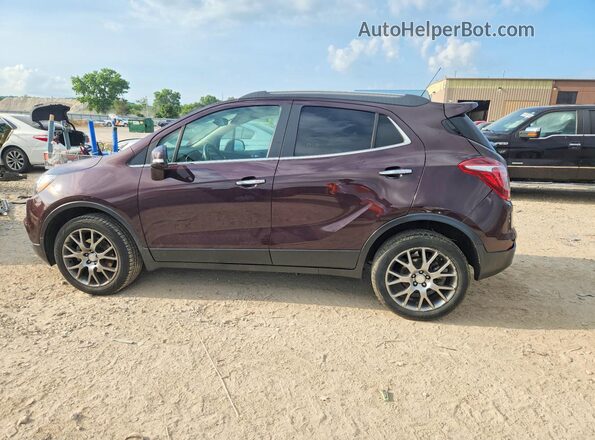KL4CJ2SB1JB507929 2018 BUICK ENCORE Burgundy Tył prawy