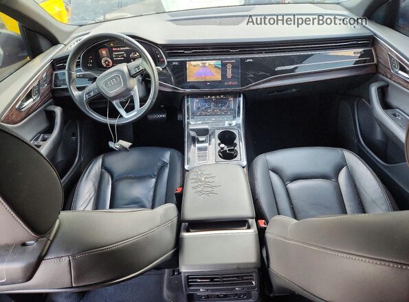 WA1AVAF19KD017493 2019 AUDI Q8 Black ხელსაწყოთა პანელის ხედი