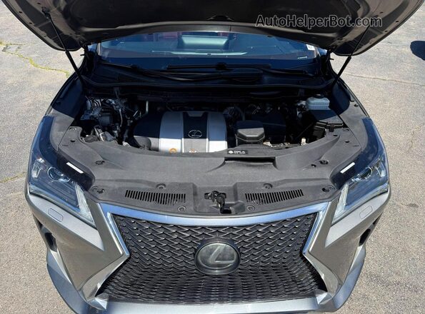2T2BZMCA5KC196421 2019 LEXUS RX Silver Widok komory silnika
