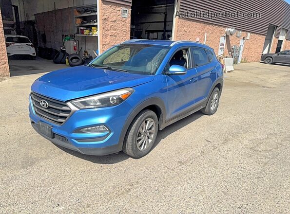 KM8J3CA42GU083136 2016 HYUNDAI TUCSON Blue Trasero derecho