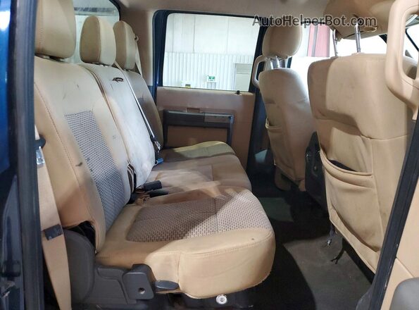 1FT7W2B65GEC13971 2016 FORD F250 Blue Rear interior view