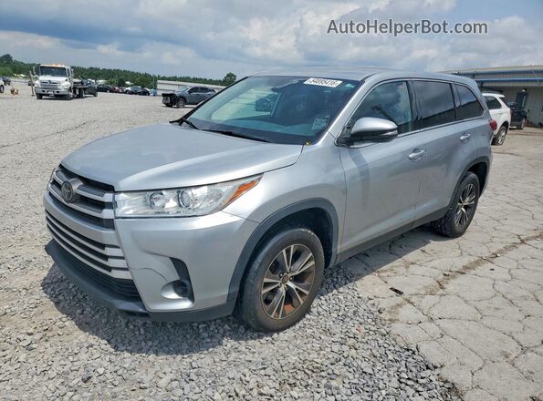5TDZZRFH1KS292790 2019 TOYOTA HIGHLANDER Silver Trasero izquierdo