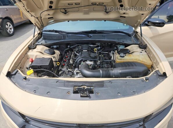2C3CDXKT0KH611862 2019 DODGE CHARGER Brown Շարժիչի բաժամունքի տեսք
