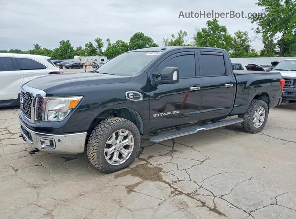 1N6BA1F47HN521802 2017 NISSAN TITAN Black Հետևի ձախ