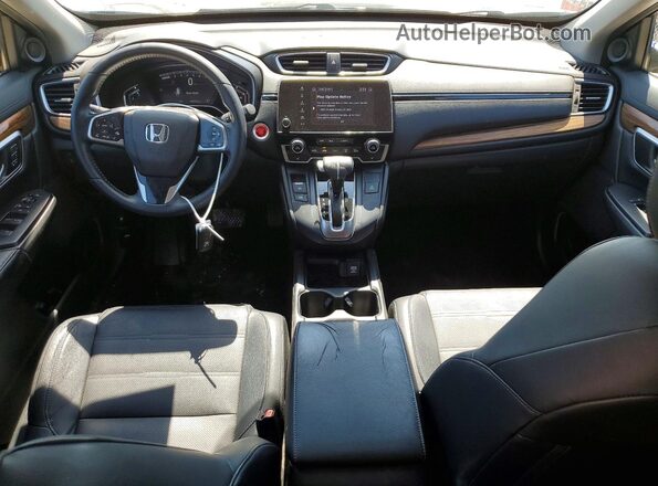 7FARW1H81HE038456 2017 HONDA CR-V Black Widok zestawu wskaźników