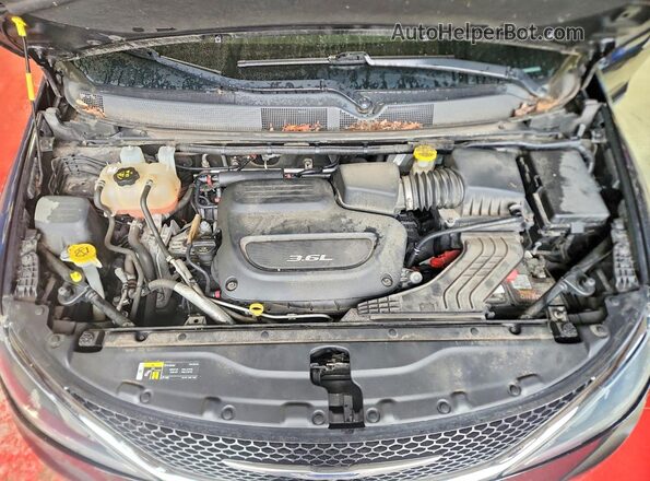 2C4RC1BG9JR114424 2018 CHRYSLER PACIFICA Charcoal VIN կոդի պիտակի տեսք