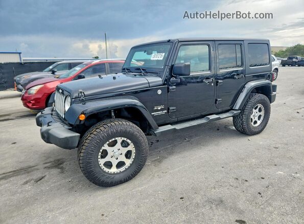 1C4BJWEG7GL162814 2016 JEEP WRANGLER Black Tył lewy