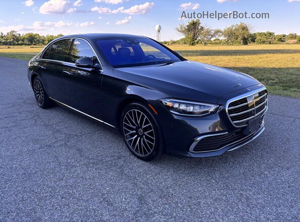 W1K6G6DB9NA122545 2022 MERCEDES-BENZ S-CLASS Серый Задняя левая четверть