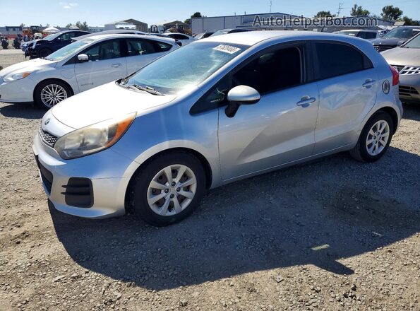 KNADM5A32G6621580 2016 KIA RIO Silver Tył lewy