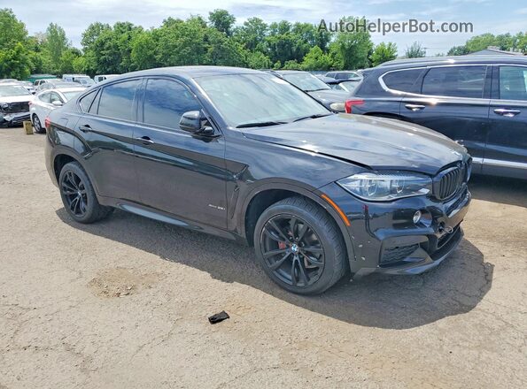 5UXKU2C59H0N84358 2017 BMW X6 Black Դիմացի տեսք