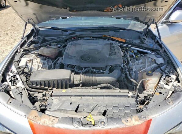 ZARFAEEN4H7554496 2017 ALFA ROMEO GIULIA Silver Engine compartment view