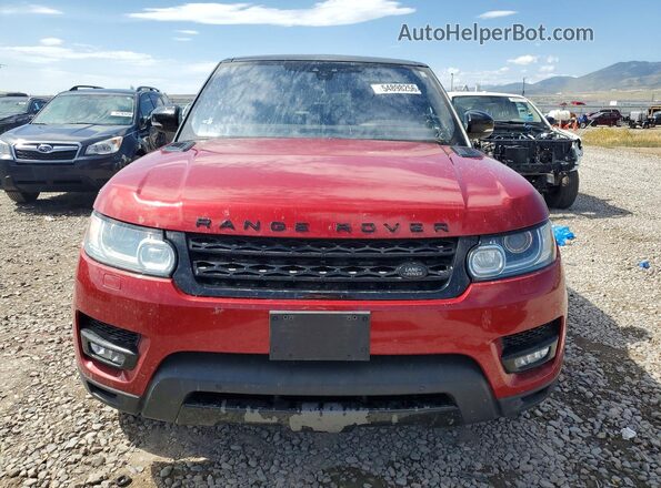 SALWG2FVXHA669458 2017 LAND ROVER RANGE Red Vista trasera