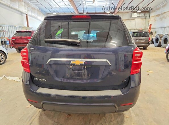2GNALCEK3H1616970 2017 CHEVROLET EQUINOX Синий Вид салона спереди