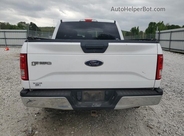 1FTEW1EF3HKE25784 2017 FORD F150 White Widok wnętrza z przodu