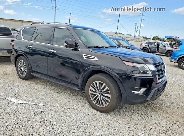 JN8AY2BD5M9660338 2021 NISSAN ARMADA Black Դիմացի տեսք