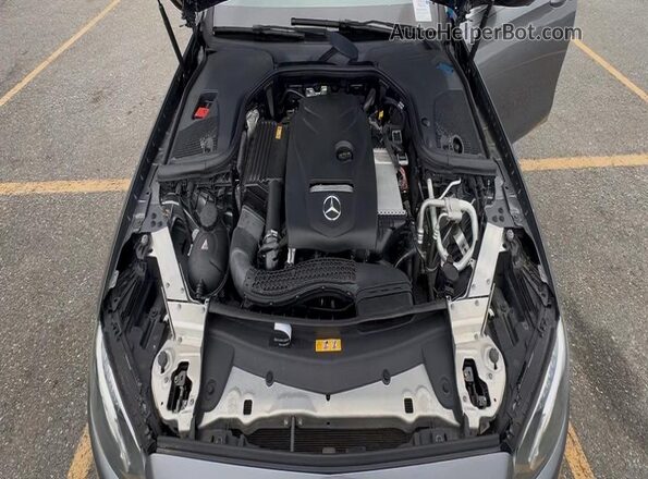WDDZF4KBXHA066742 2017 MERCEDES-BENZ E-CLASS Gray წინა პანელის ხედი