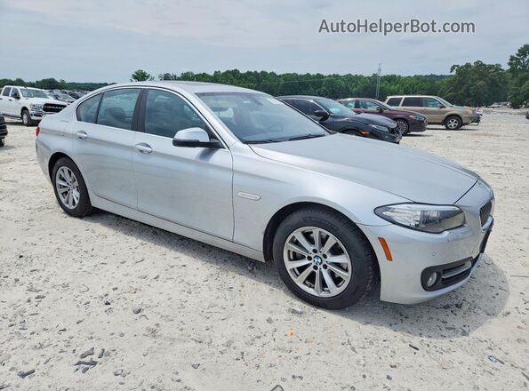 WBA5A7C51GG150975 2016 BMW 5 SERIES Silver Widok z przodu