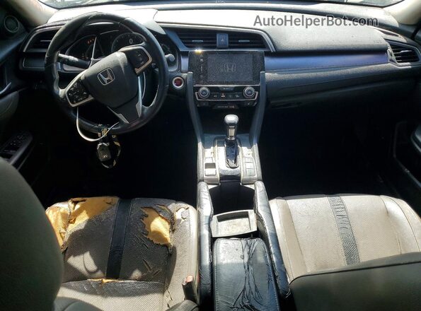 19XFC1F79HE021105 2017 HONDA CIVIC Blue Widok zestawu wskaźników