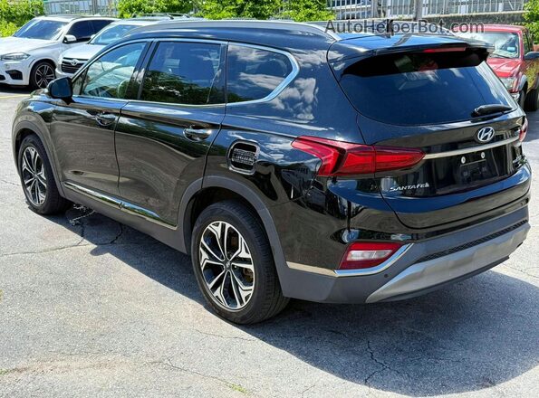 5NMS5CAA0LH250328 2020 HYUNDAI SANTA FE Black Задня права чверть