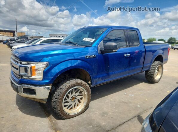 1FTEX1CG0JFE73508 2018 FORD F150 Синий 