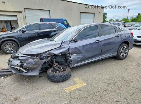 2HGFC2F62KH533816 2019 HONDA CIVIC Gray Tył lewy