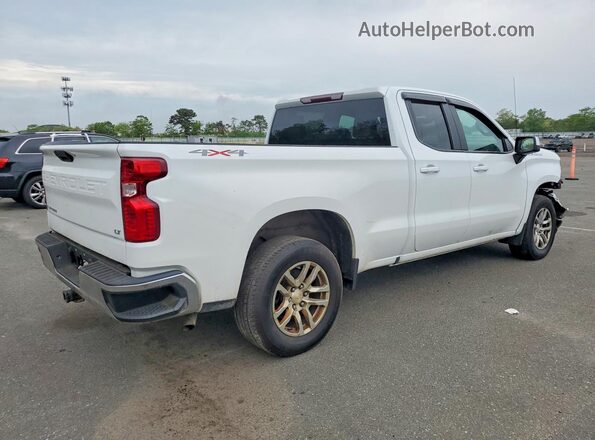 1GCRYDEDXKZ371362 2019 CHEVROLET SILVERADO Белый Передняя правая четверть