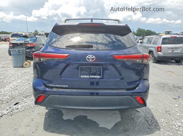 5TDCZRAH1LS005172 2020 TOYOTA HIGHLANDER Blue 