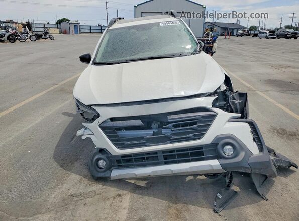 4S4BTANC0S3114635 2025 SUBARU OUTBACK White Вид ззаду