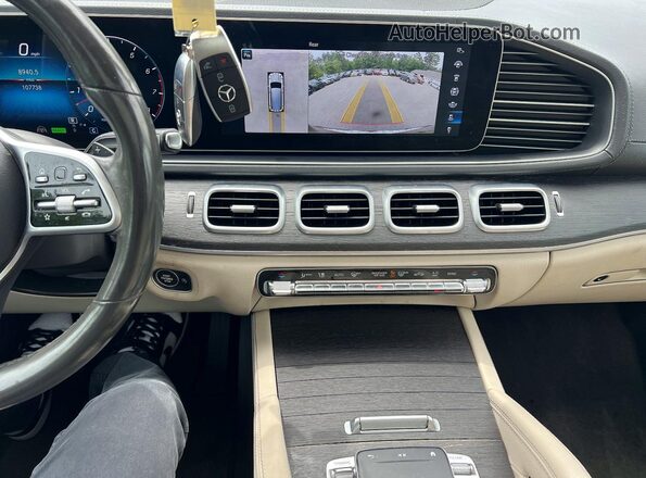 4JGFF5KE2LA179134 2020 MERCEDES-BENZ GLS-CLASS Black Вид задньої частини салону