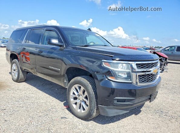 1GNSCHKC9GR358510 2016 CHEVROLET SUBURBAN Черный Вид спереди