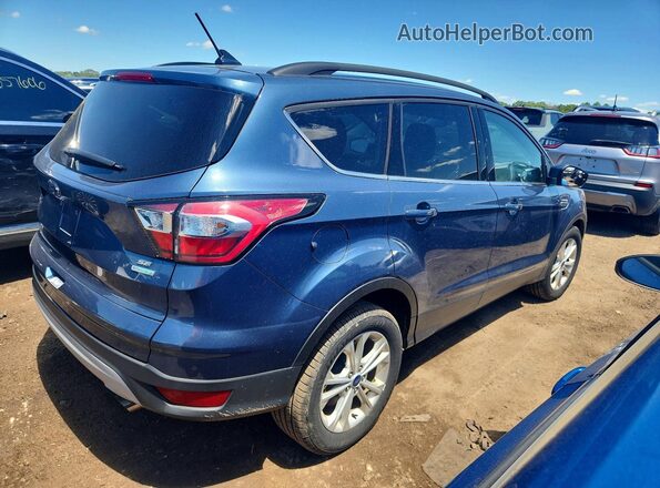 1FMCU0GD4JUA80693 2018 FORD ESCAPE Blue Przód prawy