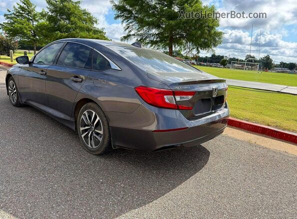 1HGCV3F1XKA002546 2019 HONDA ACCORD Gray Przód prawy