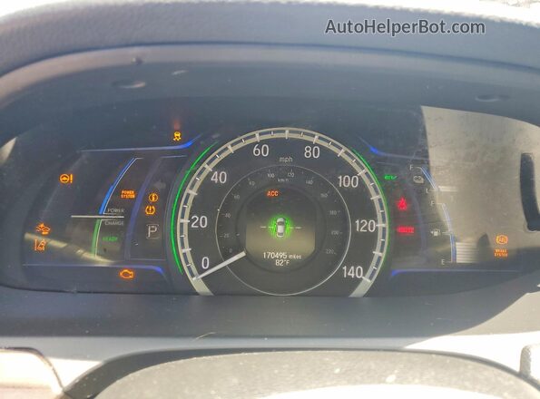 JHMCR6F39HC003642 2017 HONDA ACCORD Gray უკანა სავარძლების ხედი
