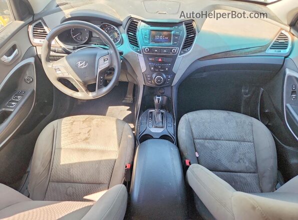 5XYZT3LB7HG473137 2017 HYUNDAI SANTA Silver Սարքավորումների վահանակի տեսք