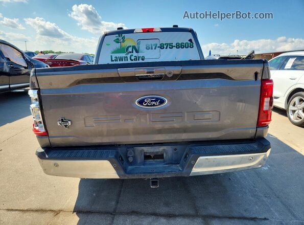 1FTEW1C52MFC71193 2021 FORD F150 Gray Vista interior delantera
