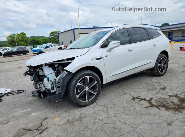 5GAERBKW4MJ171117 2021 BUICK ENCLAVE White Rear left