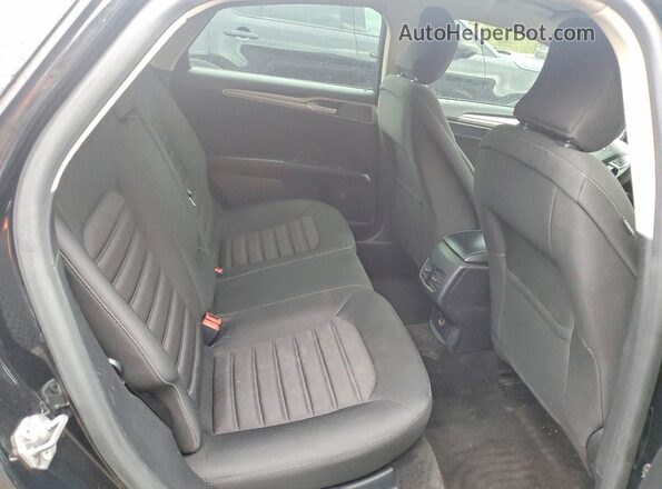 3FA6P0HD1JR266423 2018 FORD FUSION Black უკანა სალონის ხედი