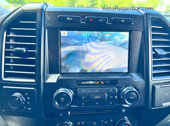 1FTFX1E53JFB18185 2018 FORD F150 Black ძრავის განყოფილების ხედი