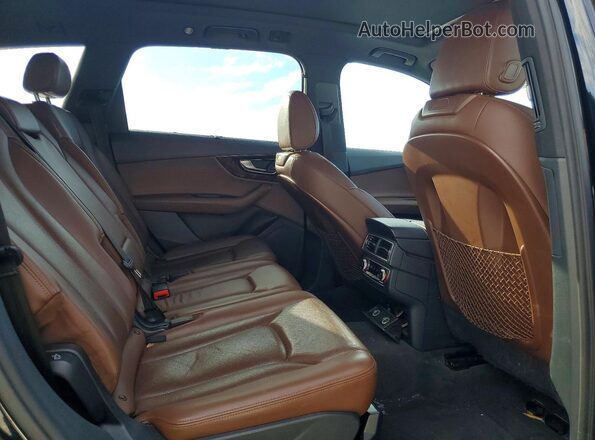 WA1LAAF79HD016930 2017 AUDI Q7 Blue Rear interior view