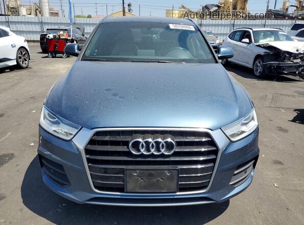 WA1HCCFS9HR008085 2017 AUDI Q3 Blue Rear view