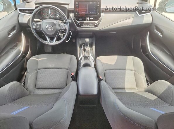 5YFS4RCE5LP056504 2020 TOYOTA COROLLA Blue Սարքավորումների վահանակի տեսք