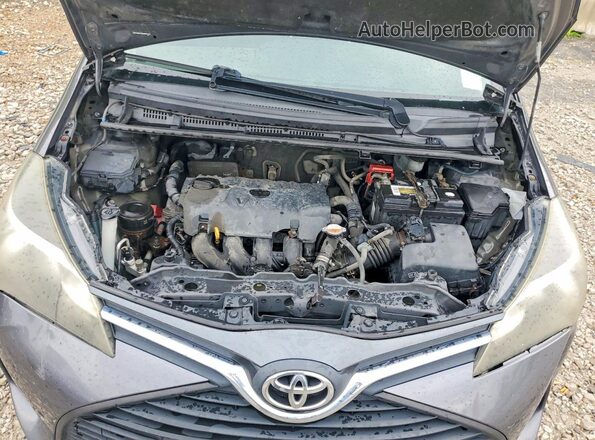 VNKKTUD34HA075731 2017 TOYOTA YARIS Charcoal Вид підкапотного простору