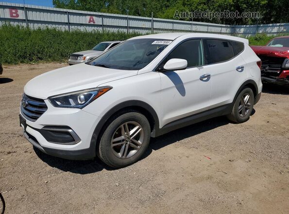 5NMZTDLB9JH083495 2018 HYUNDAI SANTA White 