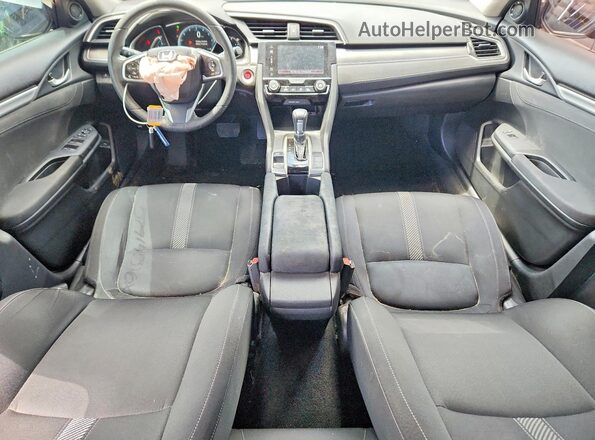 2HGFC2F72JH550638 2018 HONDA CIVIC Gray Вид щитка приладів