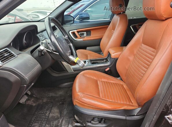 SALCT2BG9GH575034 2016 LAND ROVER DISCOVERY Black წინა პანელის ხედი