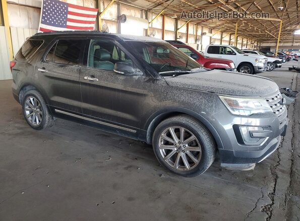 1FM5K7F83GGB64121 2016 FORD EXPLORER Black წინა ხედი