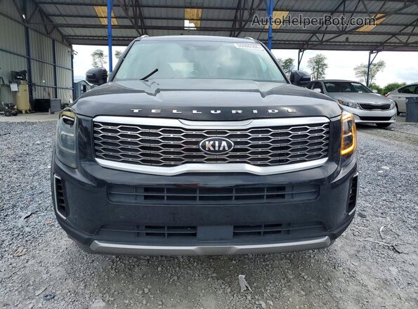5XYP34HC7MG153650 2021 KIA TELLURIDE Black Rear view