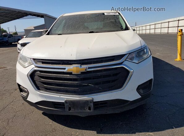 1GNERFKW1KJ279298 2019 CHEVROLET TRAVERSE Белый Вид сзади